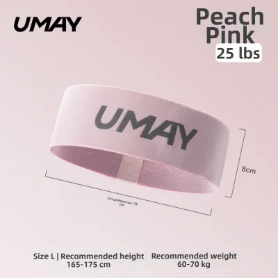 Umay l Womens Yoga Resistance Band Butt Lifting Elastic Loop Band Fitness Training Deep Squat Exercise Elastic Band For Toning Butt