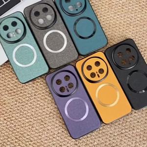 Woven Texture Case For Honor Magic 8 7 Pro Lite Honor X7 X9 X8 B D C 400 300 200 Lite Ultra Pro Magnetic Charging Protect Cover