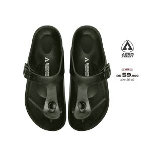 Aerostreet 36-40 Rhea Army - Sandal Jepit Pria Wanita ADAAA
