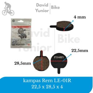 Kampas Ren Cakram Bentuk Segi Dan Bulat Model Per dan Magnet Sepeda MTB Lipat