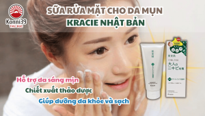 SỮA RỬA MẶT CHO DA MỤN KRACIE NHẬT BẢN (TUÝP 110GR)