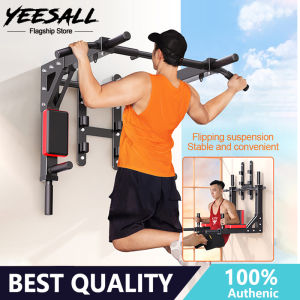 【COD+IN STOCK】Multi Functional Wall Mounted Pull-Up Indoor fitness stand training equipment Heavy wall mounted multi directional upper limb training equipment Portable fitness stand pull-up