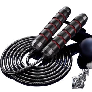 Weighted Steel Wire Jump Rope Thicker for Fitness Fat Loss Training Speed Rope Sports Students Adults Exercise Equipment