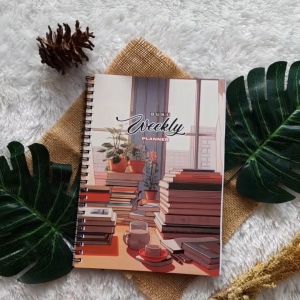 BUKU WEEKLY PLANNER JILID SPIRAL UK A5 ISI 100 HALAMAN