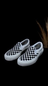 Bavito 36-44 Comrade Chickboard - Sepatu Slip On Slop Casual Sneaker Pria Wanita