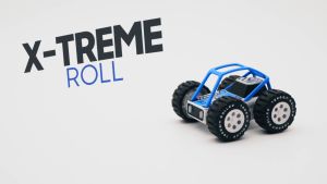 Year End Sales | Sharper Image Toy RC Xtreme Roll Cage Rechargeable (1212015391) Mini Remote Control Stunt Car Vehicles