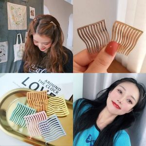 New Fashionable Simple Hair Comb Womens Hair Accessories Fixed Hair Clip Elegant Hair Decorations Korean Style Alloy Combs
