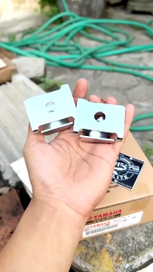 PLAT ANTING AREM PINGGIR SETELAN RANTAI FIZR BAHAN TEBAL CROME