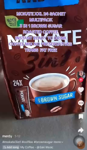 [Imported] MOKATE 3in1 Brown Sugar Roasted Coffee XXL Pack 24s