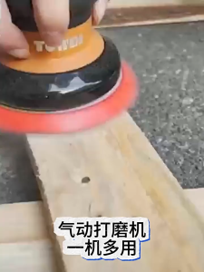 Zenarmor 20317 5" (125mm) Pneumatic Random Orbital Air Sander – Industrial Car Polisher Finishing Tool