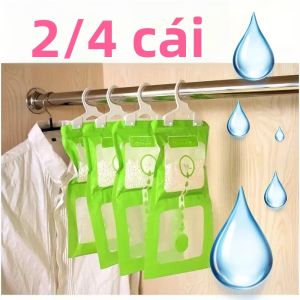 2/4 Túi Hút Ẩm Gia Dụng Tủ Quần Áo Chất Chống Ẩm Chống Nấm Mốc Chất Hút Ẩm Tẩy Nấm Mốc Để Sử Dụng Tại Nhà