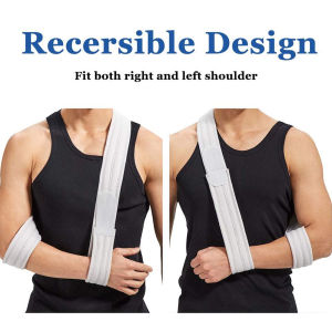 Arm Sling - Medical Support Strap for Broken & Fractured Bones - Adjustable Shoulder Rotator Cuff Full Soft Immobilizer - for Left Right Arm Men Women(Simple/Lightweight/Comfortable)