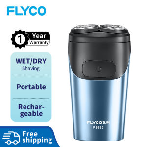 Flyco Electric Shaver for Men Original Waterproof Rechargeable Washable Mini Portable FS885/FS886