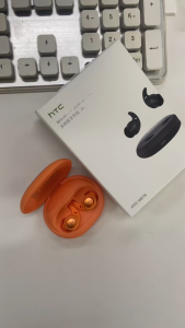 HTC NE76 Sleep Wireless Bluetooth 6.0 Earphones Comfortable Lightweight Noise Cancelling Earbuds HiFi Sound Clear Calls Long Battery Soft Fit Side Sleeper Relax Music Night Daily Use