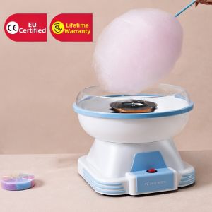 PINK BUNNY | Automatic Cotton Candy Machine for Kids Home Use DIY Flower Shapes