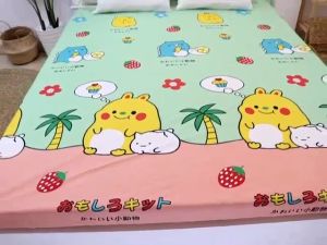 Tấm Lót Bảo Vệ Nệm Chống Thấm Tuyệt Đối Mẫu Sao Biển - Drap chống nước cotton Mềm Mịn Thoáng Mát Đủ Kích Thước