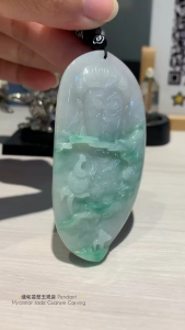 ✨ 缅甸翡翠玉观音 Pendant ✨ Myanmar Jade Guanyin Carving
