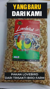 Pakan Lovebird Bikin Gacor pakan bersih dan Bebas Debu-Kemasan 1Kg