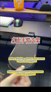 Computer Table Arm Support Adjustable Removable Mouse Pads PC Arm Rest Wrist Rest Extender Computer Human Body Desk Extender Armrest