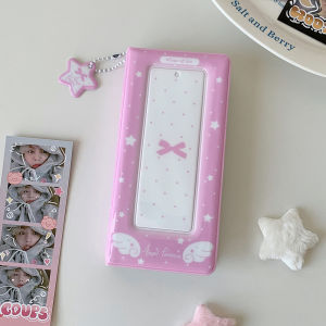 Star Bow Photo Booth Frames Multicolor Photo Booth Album For 2x6 Inch Photo Cute Wedding Album Bookmark Holder 20 Pages 40 Photo