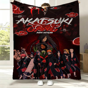 Bandai | Manga N-Naruto Uchiha Itachi Anime 3D Flannel Blanket Soft Throw Blanket Art For Home Decor Bedroom Bed Sofa Picnic Fan Gifts
