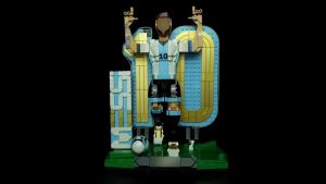 LYBMTWF LED Lighting Kit Compatible with Lego 43015 Messi Football Legend Building Blocks(NOT Include The Model Bricks)