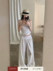 Relaxed Fit Casual Pants Linen