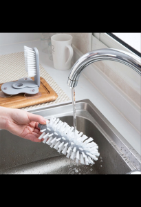 แปรง แปรงล้างแก้ว ที่ล้างแก้ว แปรงทำความสะอาด ติดตั้งง่าย ไม่ต้องเจาะผนัง แก้ว ถ้วยชา แก้วกาแฟ แก้วไวน์