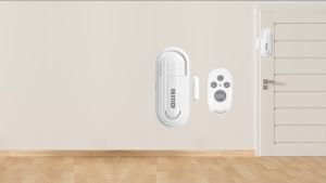 Daytech(Manila store) Wireless Door Sensor with Remote Siren Alarm Anti-Theft Door Window Sensor Alarm 140dB for Home Door Entry Alarm for Office Business with Remote Control SOS Help DA09-RC07 door alarm sensor anti theft