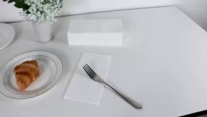25-100 PCS Airlaid Paper Dinner Napkins Disposable 40x20cm Virgin Wood Pulp  for Party Kitchen Table Supplies Cleaning Cloth