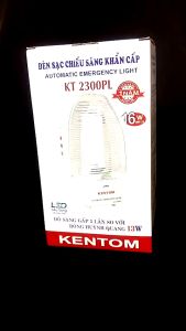Đèn sạc chiếu sáng khẩn cấp Kentom KT 2300PL (Trắng) - Hàng chính hãng Đèn Led Khẩn Cấp Tự Động Đèn Sạc Trắng Chất Liệu Nhựa Đèn Chiếu Sáng Khẩn Cấp 220V Bảo Hành 6 Tháng - Lazada