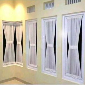Gorden kupu kupu/gorden jendela minimalis/gorden ikat tengah