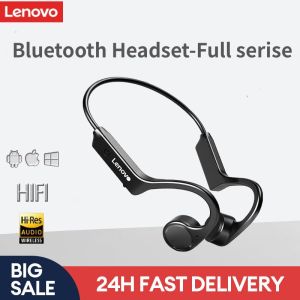 Lenovo X4 หูฟังบลูทูธไร้สาย กันเหงื่อ สําหรับเล่นเกม วิ่ง ออกกําลังกาย ปั่นจักรยาน Android IOS