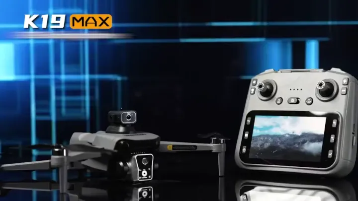 K19 Max Drone 4K HD 4.5-Inch Screen 360° Laser Obstacle Avoidance GPS Positioning Optical Flow Positioning Airdrop Drone