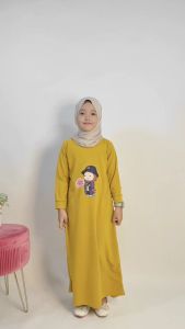 CKids Gamis Anak Perempuan DTF Never Gives Up