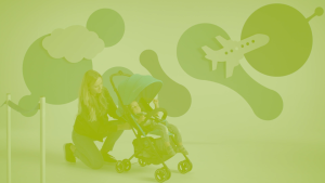 Xe đẩy du lịch cho bé từ 0 tháng tuổi trở lên bằng thép KINDERKRAFT - MINIDOT