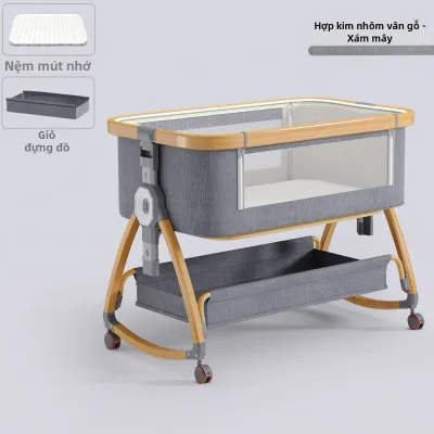 Crib Bé Gấp Đa Năng Di Động