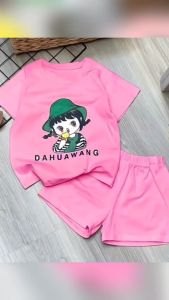 Bộ bé gái hình cô gái dahuaweng cho bé gái siêu xinh cho bé 6-24kg.BGL47.