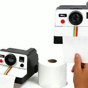 Vintage Camera Style Tissue Box