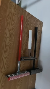 Window Squeegee 2in1 Window Cleaner Multiuse Highly Absorbent Sponge Adjustable Cleaning Brush for Home Car Windshield