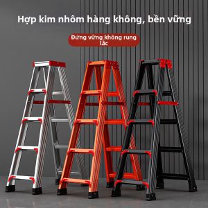 Folding Household Aluminum Double-sided A-frame Ladder