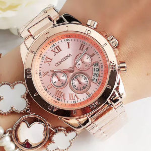 CONTENA Luxury Elegant Watches for Woman Stainless Steel Ladies Watch Faashion Dress Women Wristwatch Quartz Clock Reloj Mujer