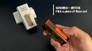 Automatic Dental Floss Storage Box: Pop-Up Floss Dispenser with 10Pcs Floss