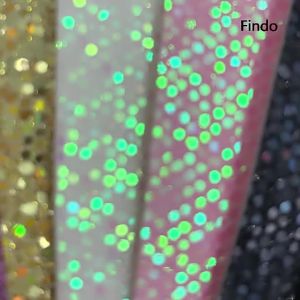Self Adhesive Diamond Glitter PU Faux Leather Vinyl Sparkle Fabric Material Craft Bows Decor Handmade DIY