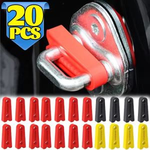 20Pcs Silicone Car Door Anti Shock Pad Luminous Soundproof Gasket Auto Lock Buckle Protector Cover Buffer Damper Universal Accessory
