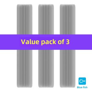 Jieshen Original Foam Mop Head Replacement 3 Pieces Affordable Hand-Free Cleaning Household Essential Universal Size