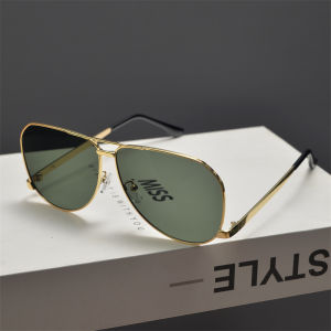 Retro Large Frame Punk Double Bridge Sunglasses Womens Trendy round Face Frog Eyes Glasses Hip Hop Dancing Sunglasses