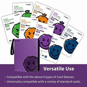 Blueberry Binder Zipper Album 400/900 Pocket Pokémon Lomo Card Binder Photocard Leather Binder Sleeves BERYFAM