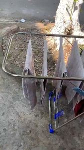 Giá Phơi Quần Áo Chữ A Inox Cao Cấp Kiểu Dáng Hàn Quốc Kèm Phụ Kiện Phơi Giầy Túi Xách - Giàn Phơi Đồ Chữ A Gấp Gọn