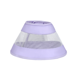 Elizabets Circle Pet Recovery Collar Deeper Larger Soft Breathable Cat Neck Ring Spay Neuter Pet Dog Head Cover